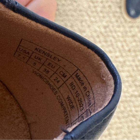 Vionic Navy Blue Kensley Loafers - Picture 8 of 8